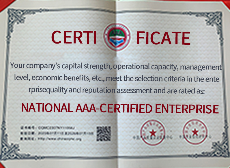 NATIONAL AAA-CERTIFIED ENTERPRISE